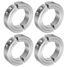 4pcs Double Split Shaft Collar 1-1/2 ID Clamping Collar 2-3/8 OD Stainless Steel