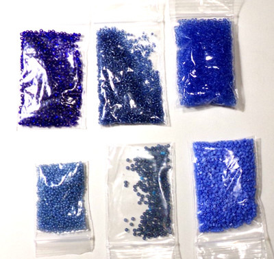 Seed Beads 8/0 Glass 103.2g 3.6oz Jewelry Craft Lot AF42