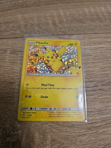 pokemon 25th anniversary mcdonalds Pikachu 25/25 Holo