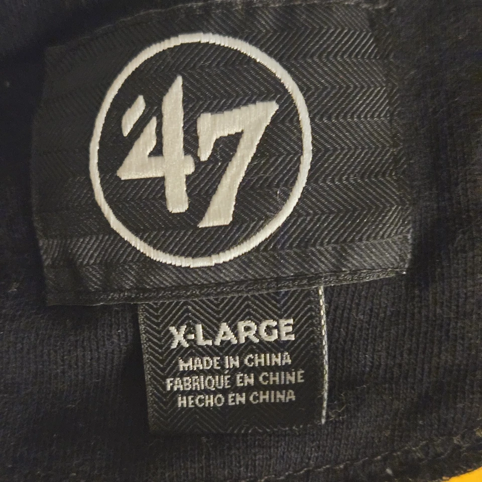 BOSTON BRUINS '47 Hockey Superior Lacer Jersey Sweatshirt Hoodie Men's XL New - Image 4 of 4