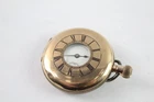 Vintage Waltham Rolled Gold Half Hunter Pocket Watch Hand-Wind WORKING