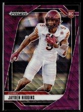 2025 Prizm Draft Picks Purple Wave Jayden Higgins Rookie Iowa State #40