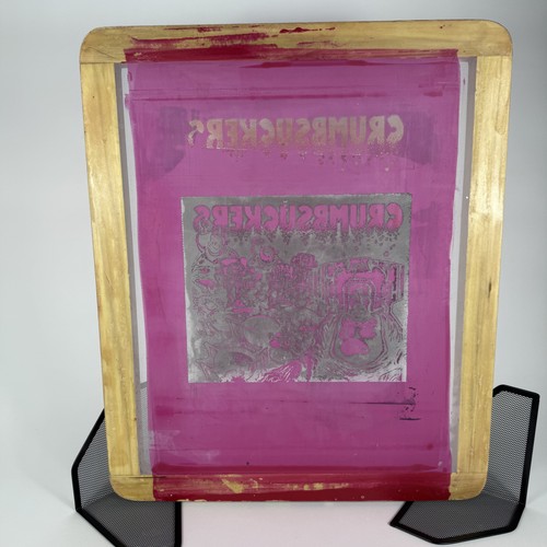 Camicia Vintage Crumbsuckers Band Serigrafia Cornice Serigrafica Punk Metal Art - Foto 3 di 15