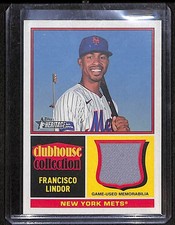 2025 Topps Heritage Clubhouse Collection Relic #CCR-FL Francisco Lindor
