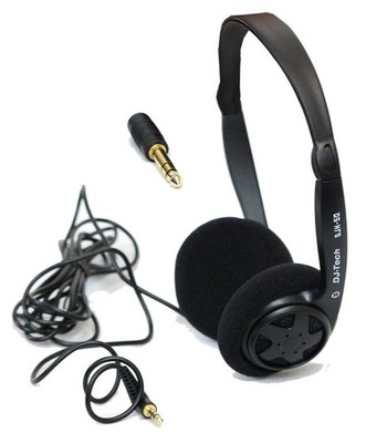 DJ-Tech DJH50 Light Weight Headphones 34mm Driv