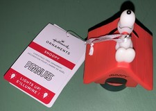 Hallmark Snoopy's Doghouse Lighted Hanging Ornament