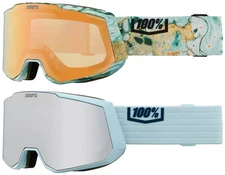 100% Snowcraft XL OTG Snow Goggles w/ HiPER Mirror Lens + Bonus Lens - 51002