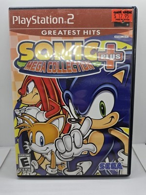 Sonic Mega Collection Plus Playstation PS2 Greatest Hits No Manual