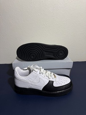 Nike Air Force 1 Low Air Jordan 12 Taxi White / Black Size 10 318274-111 OG Box