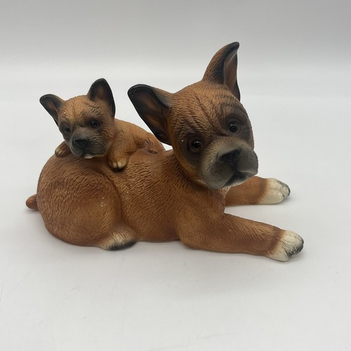 Harvey Knox Boxer Puppy Figurine Mom Dog Pet Japan House of Global Art Kingdom
