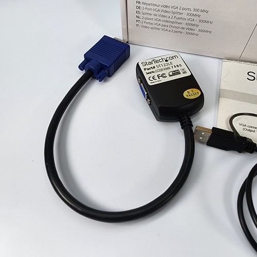 StarTech ST122LE 2-Port VGA Video Splitter 300MHz - USB Powered - New Old Stock - 第 7/10 張圖片
