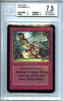 MTG Alpha Earthbind BGS 7.5 Card Magic WOTC Amricons 4397 | eBay