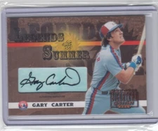 2003 Gary Carter Donruss Signature Legends of Summer AUTO #17 - Expos NY Mets