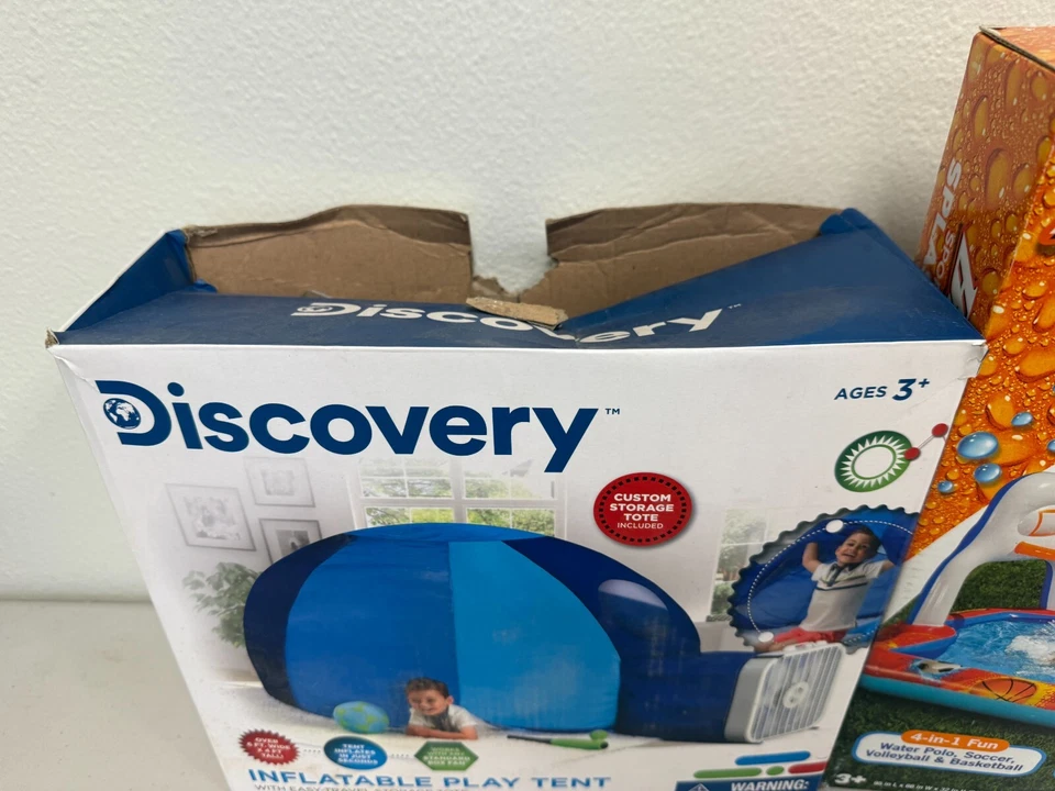 Banzai Kiddie Pool Water Sports Arena Activity Splash Pool Discovery PLAY TENT - Image 2 of 4