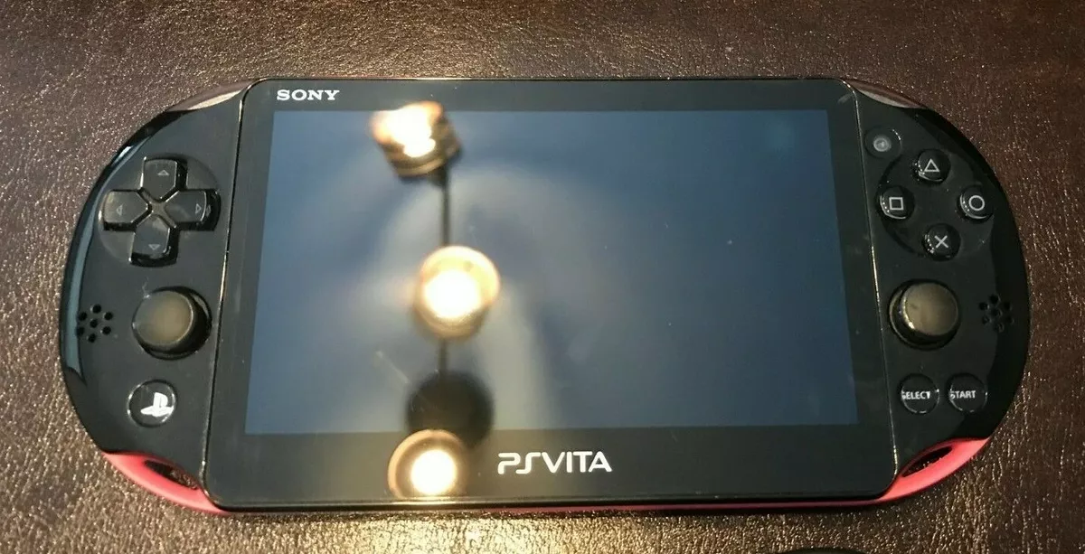 Sony PlayStation PS Vita Wi-Fi Console Only Pink Black PCH-2000 ZA15 Console F/S