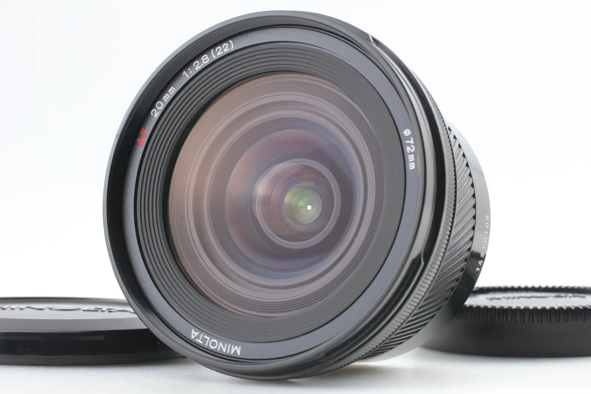 ミノルタ レンズ AF 20mm 1:2.8(22) カメラ 一 Minolta f/2.8 Camera Lenses 20mm Focal for sale | eBay