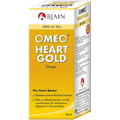 B Jain Omeo Heart Gold Drops (30ml) + FREE DELIVERY - Picture 1 of 3