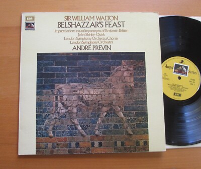 SAN 324 Walton Belshazzar's Feast Andre Previn 1972 EMI Angel NEAR MINT