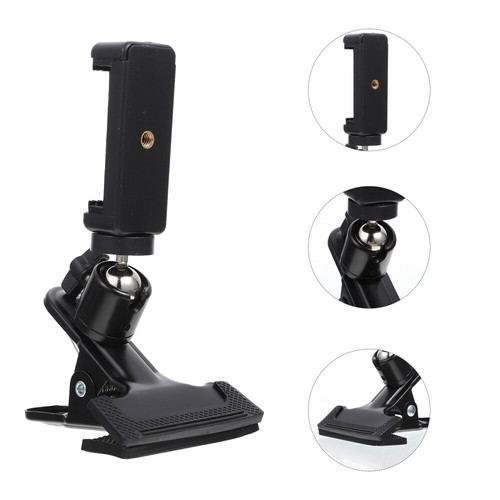 Lot 3 Supports Téléphone Bureau Aluminium – Support Plat Smartphone Tablette Noir Stable