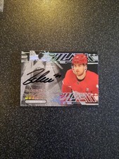 2019-20 UD Black Filip Zadina Rookie Obsidian Scripts Autograph Auto RC #OS-FZ
