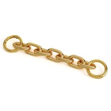 Metal Purse Chain Strap Extender for Accessory Charms,Lengthen No.2 Yellow Gold