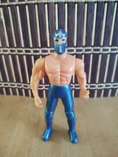 Rare Hunson Trading Company Blue Mask Luchador Action Figure Toy