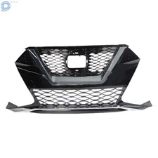 Front Bumper Grille Assembly For 2019 2020 2021 Nissan Maxima 4-Dr W/Chrome Trim