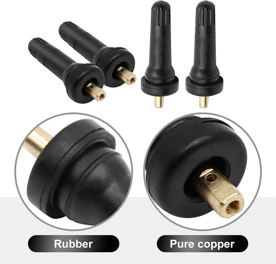 30/100/200/500 TPMS Valve Stem Rubber Rebuild Kit for Tire Pressure Sensor 20008 - Image 3 of 4