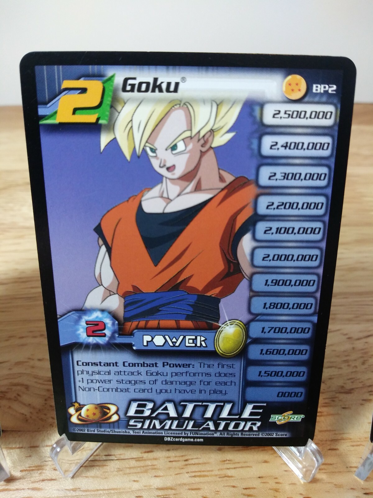 DBZ CCG DRAGON BALL Z GOKU BATTLE SIMULATOR CARDS BP1, BP2 & PIKKON BP3  SCORE 02 | eBay