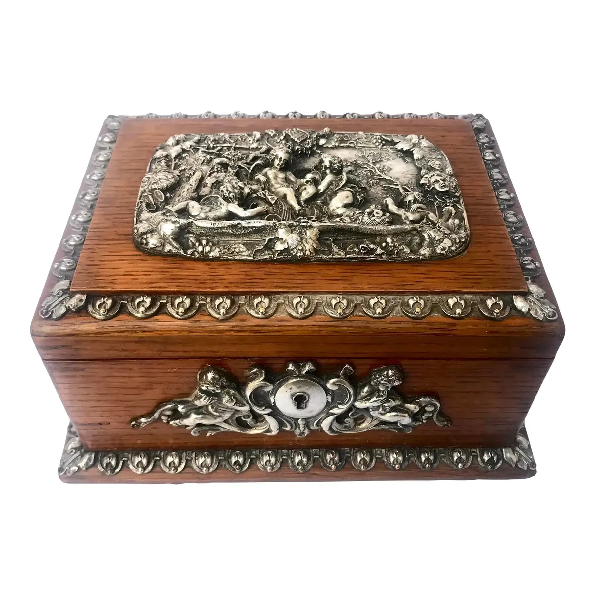 Oak jewelry box outlet