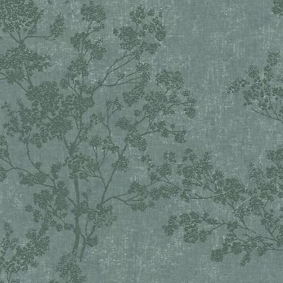Profhome 373973-GU Natur Tapete Floral matt grün 5,33 m2