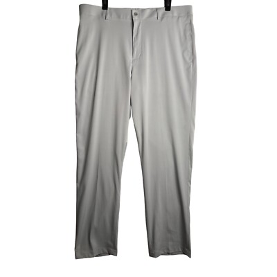 Slazenger Pants Mens 36 Casual Golf Course Light Gray Straight