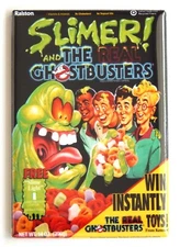Slimer Cereal Box FRIDGE MAGNET ghostbusters