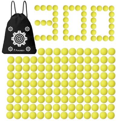 300 Rounds Refill Pack Balls Ammo Compatible with Nerf Rival Gun Foam Bullet ...