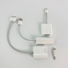 Works Apple Adapter Lot A1277, A1368 , A1307 USB Ethernet Mini DP To DVI MacBook