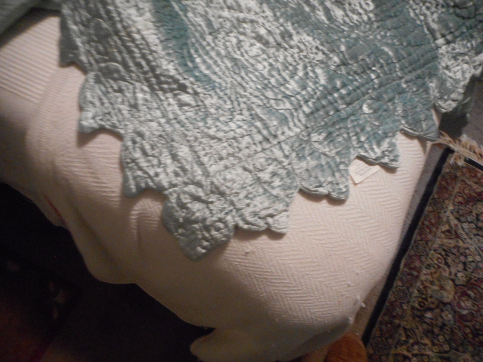 soft surroundings queen quilt Rayon/cotton velvetty surface eBay