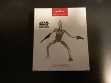 2022 Hallmark Ornament Limited Edition IG-11 and Grogu Star Wars