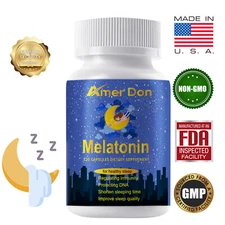 Sleep Capsules, 30mg, Natural Sleep Aid, Improves Sleep Quality, Sleep Cycles