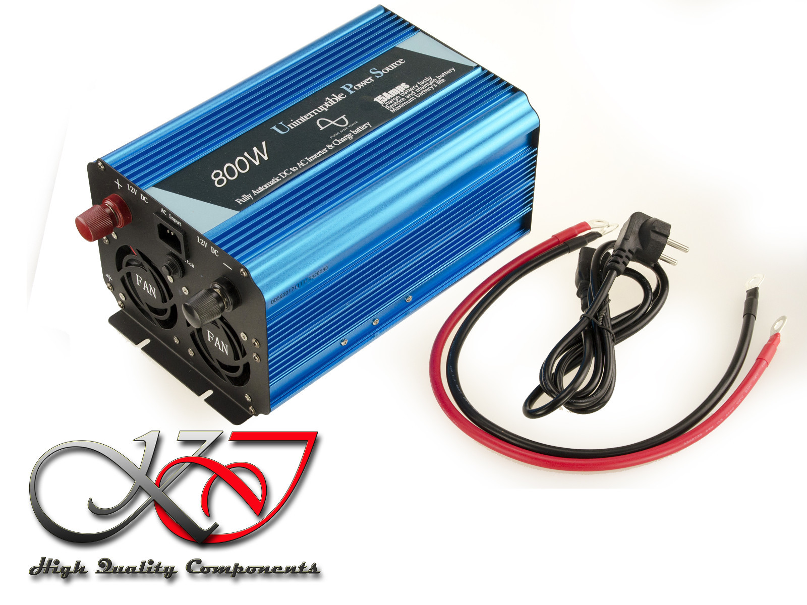 Convertitore Inverter Caricabatterie Ups 12V A 220V - 800W - Puro Sine Sinus