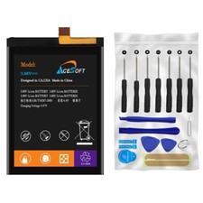 Long Lasting 4520mAh Displaceable Battery  Tools f T-Mobile Revvl 2 Plus 6062Z