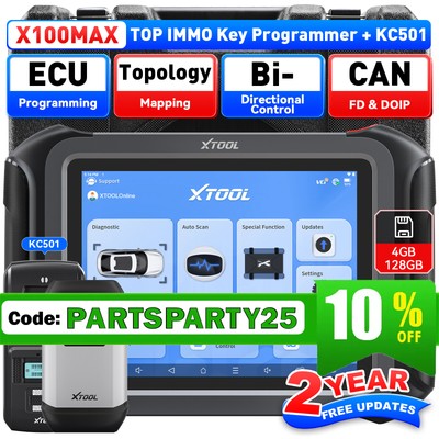 XTOOL X100MAX KFZ OBD2 Diagnosegerät Scanner All System Key IMMO ECU Programming