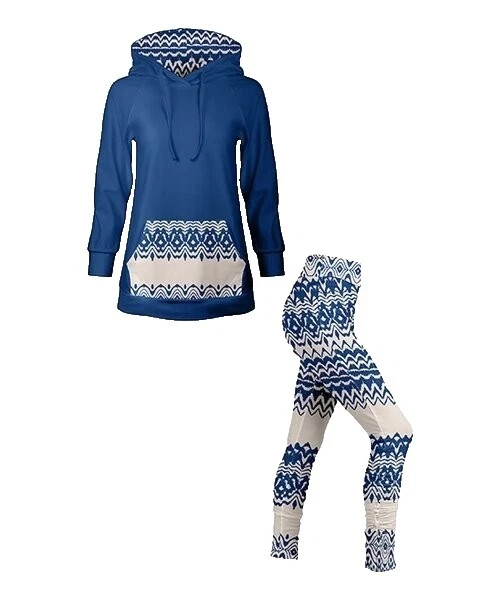 Roupas ativas femininas brancas Ombr√© tamanho normal