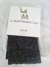 Luisa Maria Lugli Trouser Socks Knee Bertha Parig  Gray Size M/L - Italy
