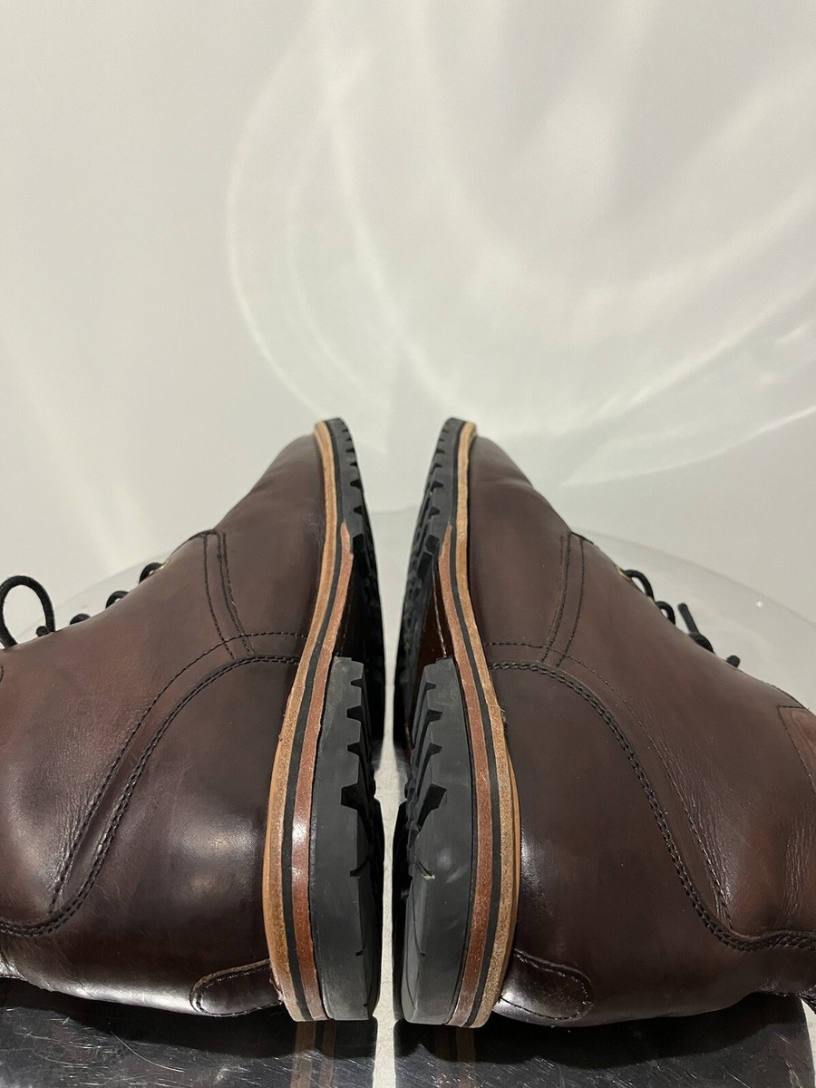 Cole Haan Raymond Grand Brown Leather Chukka Boots Men display picture 3