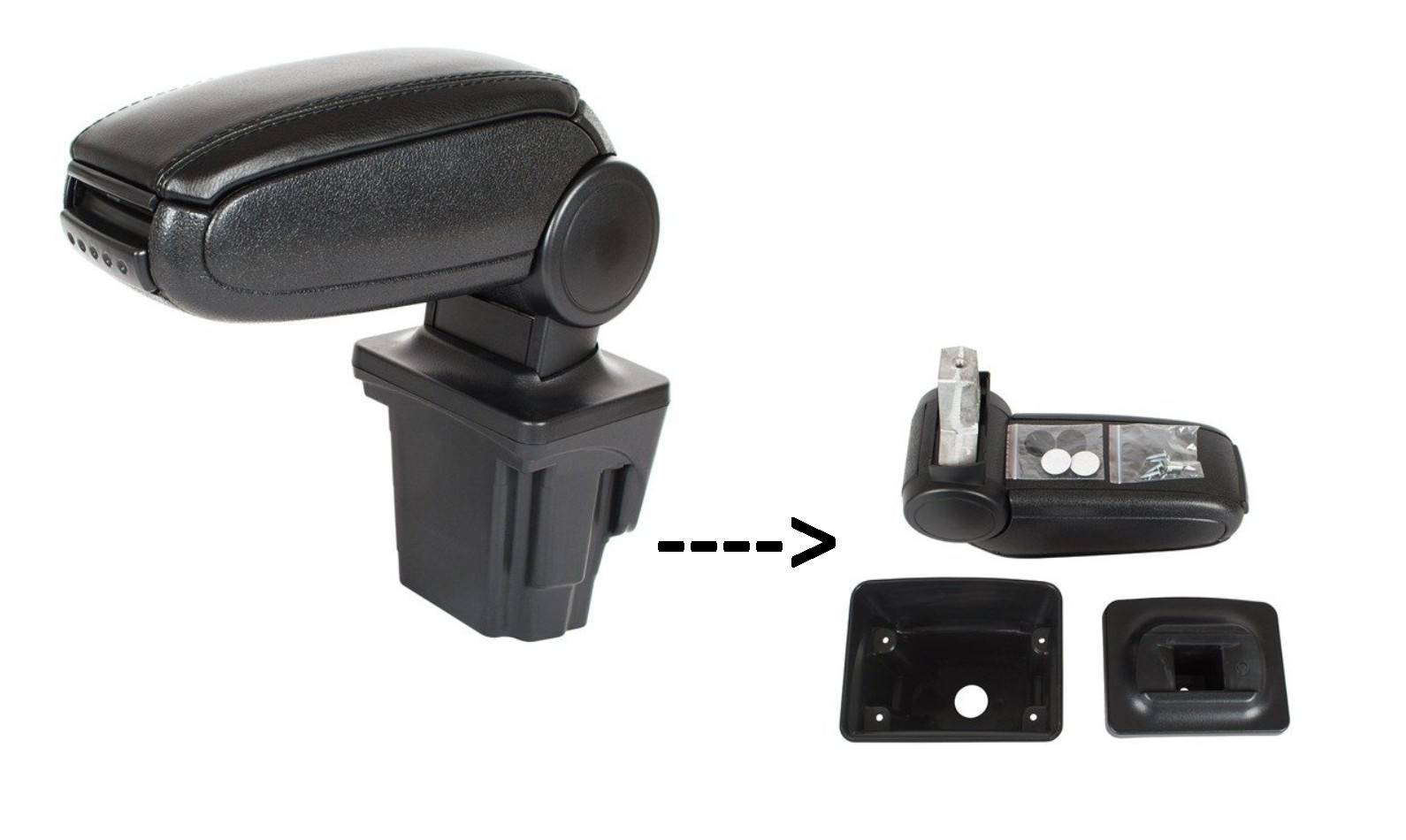 Accoudoir Seat Leon 2 réglable pour éliminer la fatigue en voiture