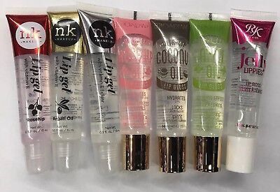 Verwonderlijk Clear Lip Gloss Oil Gel By NK & Kiss Brand Mint RoseHip Coconut KP-46