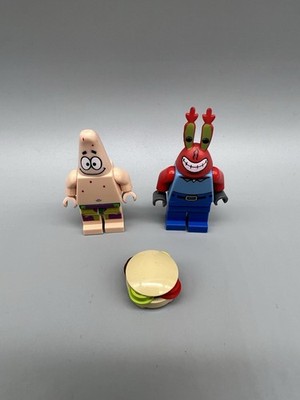 LEGO - Spongebob - Minifiguren - Patrick - Mr. Krabs - selten - top Zustand