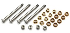 USA-Made Door Hinge Pin & Bushing Repair Kit Pair / For 1979-1993 Ford Mustang
