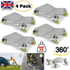 Car Wheel Dolly 4 PCS Heavy Duty Skate Auto Repair Positioning Jack All 6000 LBS