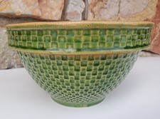 Antique Rare McCoy Yellow Ware Pottery 9.25